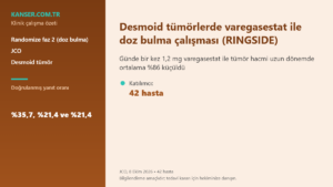 Desmoid tümörlerde varegasestat ile doz bulma çalışması (RINGSIDE)